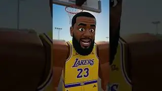 Lebron James V.S. Evil Basketball Person #lebronjames #roblox #animation #shorts