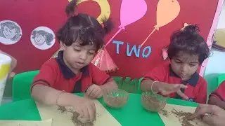 Sand Play । Formation of Number 2 । Nursery Kids । Preschoolers । Activity । Happy Hands Preschool