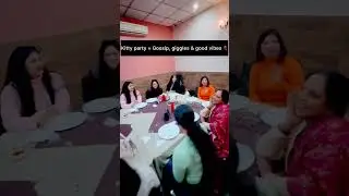 &ldquo;No stress, no mess&hellip; just kitty party happiness!&rdquo;| Small gathering, big laughter!❤️🧿#kitty #happy
