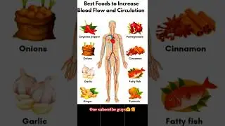 best food to increase blood flow and circulation🤯🤔,#blood#circulation #healthyfood#foodfacts #shorts