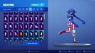 🔥 *UPDATED* Fortnite Fireworks Team Leader 4 of July Skin Outfit Showcase with All Dances & Emotes
