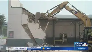 North Little Rock Greyhound depot demolished to make way for future developments