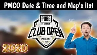 PUBG Mobile PMCO Date & Time Maps List 2020.#pmco_date_time_maps_list