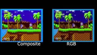 Megadrive - Composite and RGB comparison
