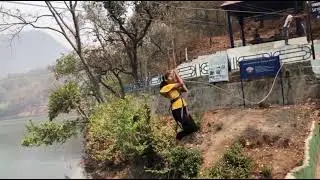 Zip line at saat-taal.,
