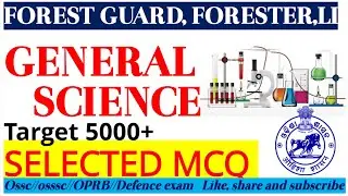General science II FOREST GUARD I FORESTER II LIVESTOCK II defence exam