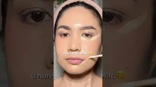 try this face lifting technique using only a concealer #concealerhack #makeuphack #makeup