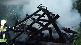 Harpstedt: Feuer auf dem Koems-Gel&auml;nde