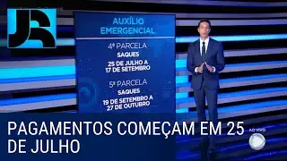 Divulgadas as novas datas de pagamento do aux&iacute;lio emergencial