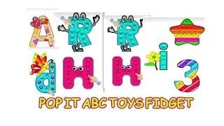 POP IT ABC TOYS FIDGET!ODDLY SATISFIYING GAMES#VIRAL#asmr #trending #antistress #gaming