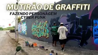 MUTIR&Atilde;O DE GRAFFITI EM GOI&Acirc;NIA - BRASIL