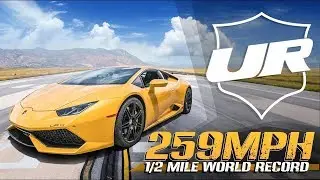 3500HP Lamborghini BLASTS to 259MPH - Half Mile World Record! Underground Racing