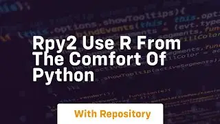 Rpy2 use r from the comfort of python