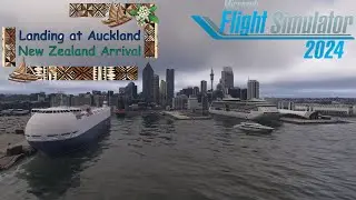 Landing at Auckland (NZAA) | New Zealand Arrival | PMDG DC-6 (Cockpit View)