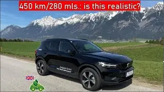 Volvo XC40 recharge single motor - real-life range test done by an eco-driving professional