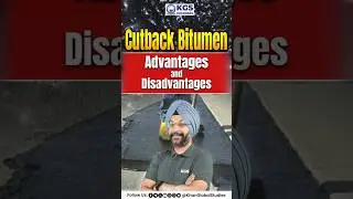 🛣️ Cutback Bitumen | Advantages & Disadvantages Explained #CutbackBitumen #bitumen #civilengineering
