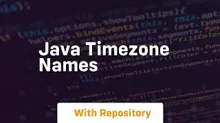 java timezone names