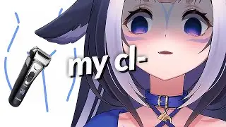 Lily is scared to nip her bean