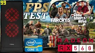 Недорогой игровой ПК i5 3570 + RX 560 4GB (GTA 5, Far Cry 5 FPS TEST) ZEVS PC 8960U