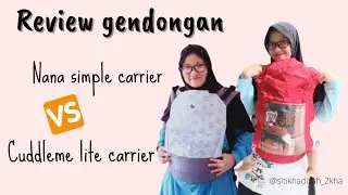 Review gendongan Nana vs cuddleme ( size standart)
