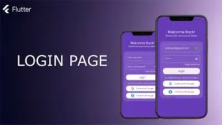 Flutter login page | Flutter UI | Code Catch