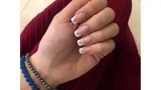V- Tip French nails| Французские ногти сделано | Careina DIY