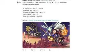 Amphibia season 3b and The Owl House season 2b episode titles