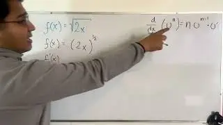 Derivada del argumento de una ra&iacute;z