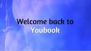 Youbook Welcome back!