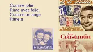Verlor et Davril - Ma p'tite amie et moi - Ma petite rime