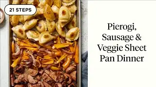 Easy Pierogi Sausage and Veggie Sheet Pan Dinner
