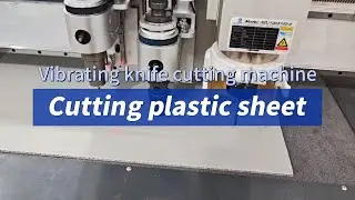 #cnc #machine  Cutting plastic sheet、hollow board、