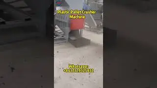 Plastic pallet crusher machine | Rigid plastic crushing machine