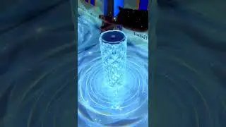 Crystal Lamp, Rose Diamond Table Lamp, 16 Colors RGB With Touch And Remote Control, USB Rechargeable