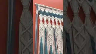 macrame curtain macrame wedding backdrop#carft #macrame #homedecor #interiordesign #curtains