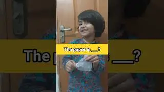 Paper-related 📄| words and sentences in English | Huda english | English with fun | #shorts