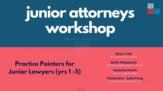 Junior Attorney's Workshop MCLE