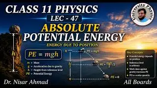 Absolute Potential Energy | class 11 Physics