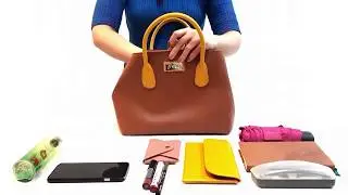 Introducing: Mitzify's Midi Tote in Red Brown