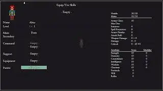 Let's Play Gjallarhorn (D&D Style Pixel CRPG!) - Ep. 1 - Whoa... This Game Has A *LEGIT* Char Sheet!