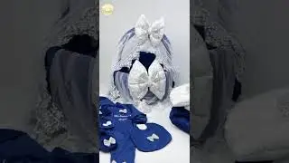 Large Bassinet Set | Carry Nest with Back Net & Lace | Velvet Starter Set