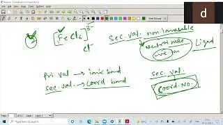 #2 Coordination Compounds: Werners theory