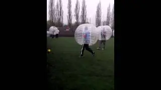 Zorb football knockover