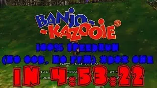(Obsolete) Banjo kazooie 100% Speedrun No OOB No FFM Xbox One In 4:53:22