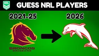 Guess The NRL Player By Their TEAM Transfers (2025)