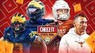 LIVE Michigan vs Texas | Cheez-It Citrus Bowl Watch Party [FULL GAME]