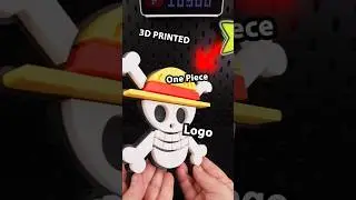 3D Printed One Piece Logo #3dprinting #onepiece #anime #3dmodel #piratelogo