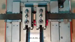 Flash butt welding of band saw blades 50x1,1 mm