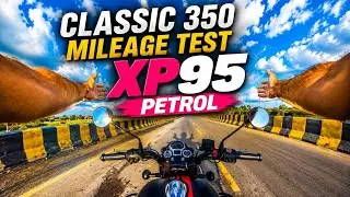 NEW ROYAL ENFIELD CLASSIC350 E20 STEALTH BLACK MILEAGE TEST | XP95 INDIAN OIL | 15% ETHANOL