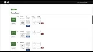 StrengthPortal: Recording workouts